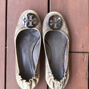 Used Tory Burch Reva Flats